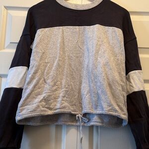 Juniors Colorblock Long Sleeve Sweatshirt